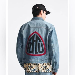 RHUDE x Zara CROPPED DENIM JACKET LIMITED EDITION size M